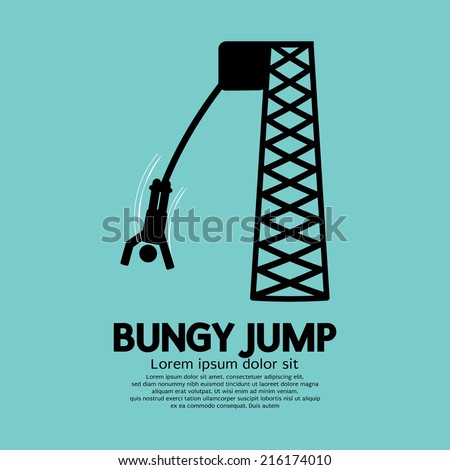 Bungy Jump Vector Illustration