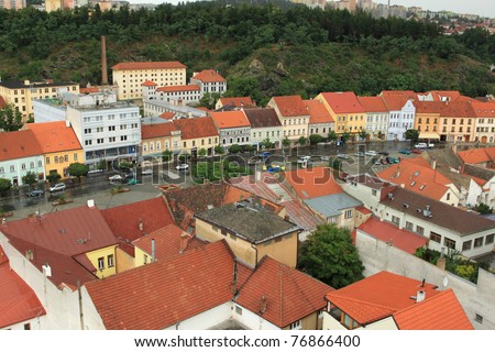 Trebic in Czech Republic, town listed on UNESCO World Heritage List