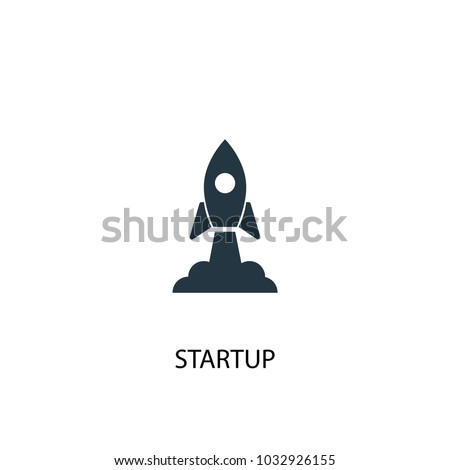 Startup icon. Simple element illustration. Startup symbol design from Startup collection. Can be used for web and mobile.