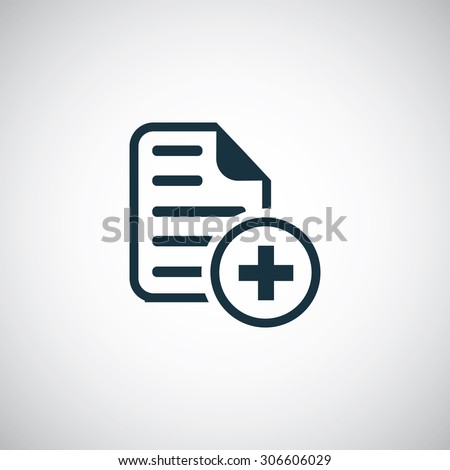 document icon, on white background