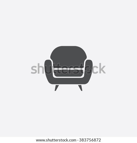 Vector armchair Icon
