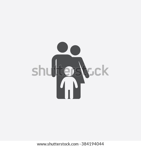 Vector Family Icon - 384194044 : Shutterstock