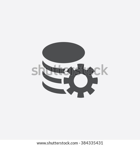 vector server gear Icon