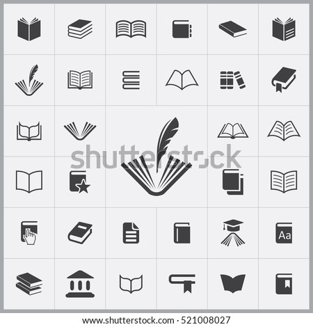 book icon. books icons universal set for web and mobile