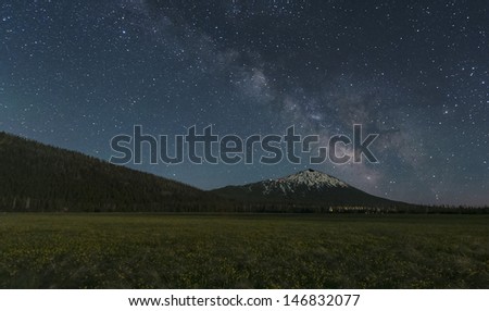 Milky Way at Sparks Lake - Oregon