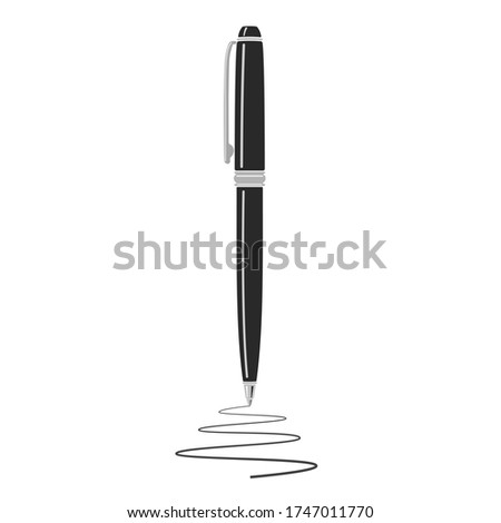 Similar – Foto Bild Roller Ball Pen Point auf blauem Hintergrund