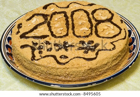 Big New Year cake 2008
