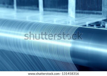 Similar – Image, Stock Photo Thread spinning on machine