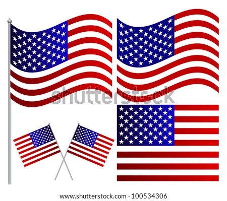 United States Flag clip art Free Vector / 4Vector