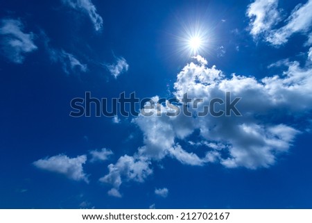 Sunshine In The Bright Blue Sky