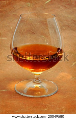 Snifter glass of  brandy