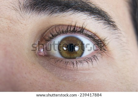 Close up of a man eyes