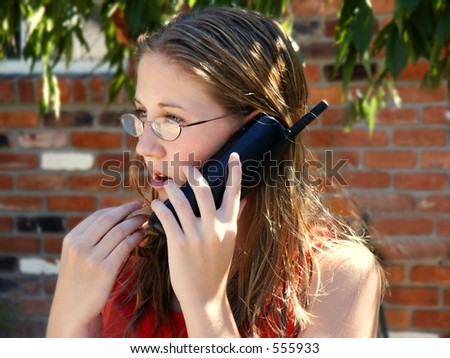 Girl on phone