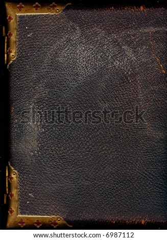 Old leather bound book