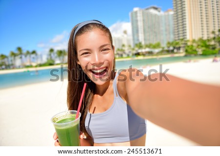 Similar – Image, Stock Photo Selfportrait in the beach with a beautiful sky