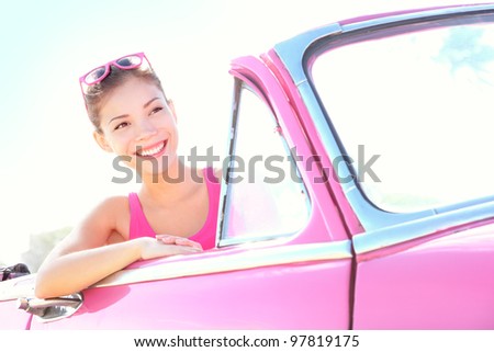 Similar – cuban girl on pink background