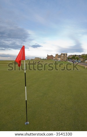 Old Course, St Andrew\'s. !7th Hole - The Road Hole