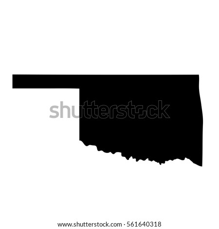 map of the U.S. state of Oklahoma.