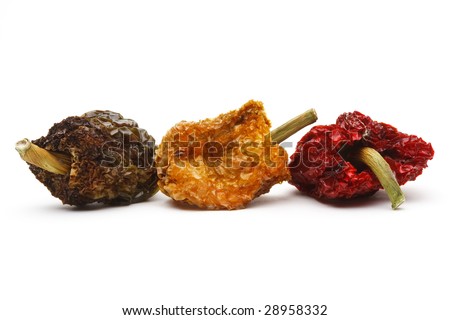 Old Dried Bell Peppers, too long on the shelf