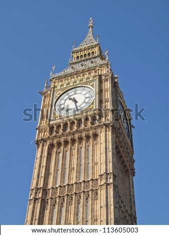 Big Ben Houses of Parliament Westminster Palace London gothic architecture