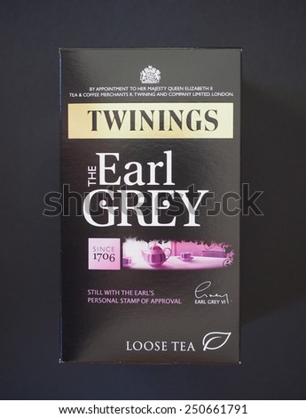 LONDON, UK - JANUARY 6, 2015: Twinings Earl Grey loose tea