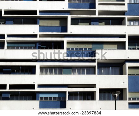 Detail Of A Modern Building Facade Contemporary Architecture Stock ...