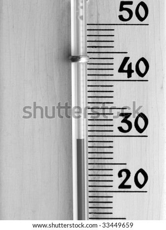 Thermometer instrument for measuring temperature - Hot summer