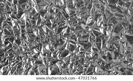 Tin aluminium metal sheet foil background - (16:9 ratio)