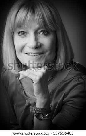 Portrait beautiful woman senior-Third Age, Women, Older Women, Mature Women Face