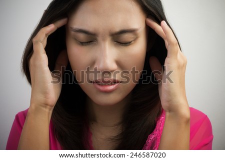 Headache woman