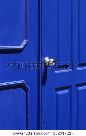 Blue door. Zdjęcia stock © 