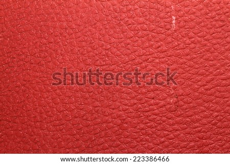 red leather for texture from car seats