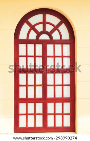 Red door. Zdjęcia stock © 