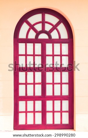 Red door. Zdjęcia stock © 