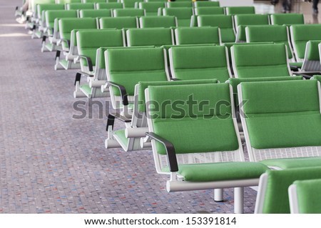 Empty Seats in Air Terminal