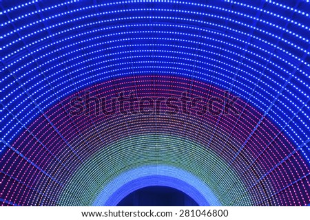 Color LED background
