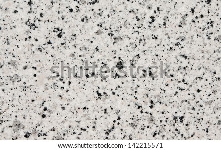 Texture of polished granite in whites, grays and blacks
