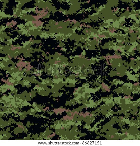 Digital Camouflage Seamless Patterns (Universal Palette) Stock
