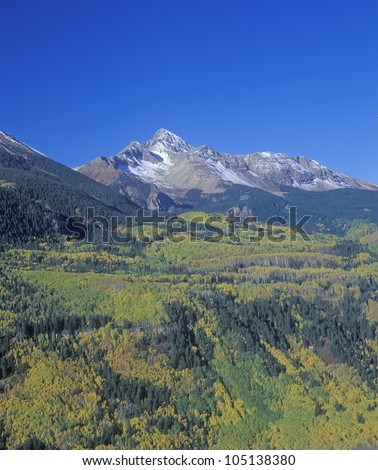 San Juan National Forest In Autumn, Colorado