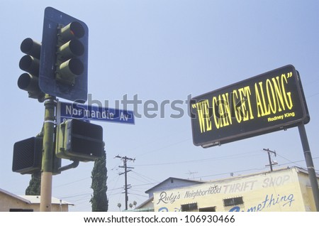 CIRCA 1992 - Billboard reading \