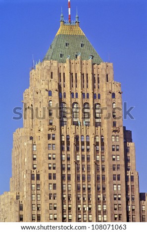 General Motors Headquarters in downtown Detroit, Michigan