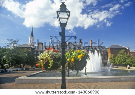 Alexandria City Hall and Market Square in Old Town Alexandria, Alexandria, Washington, DC