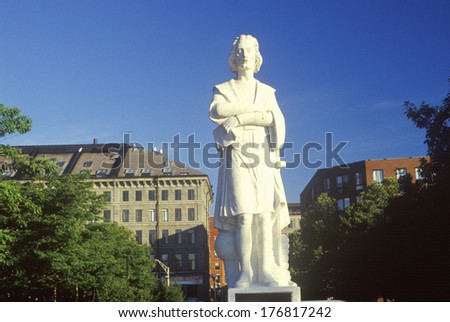 Statue of Christopher Columbus, Boston, Massachusetts