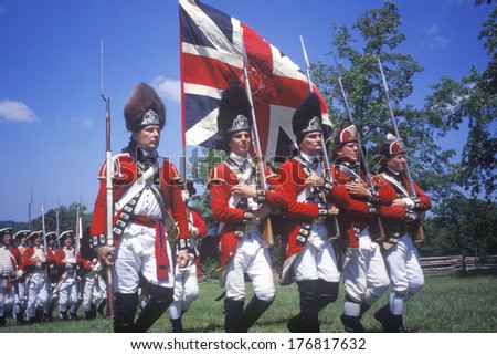 Revolutionary War Reenactment, Freehold, New Jersey, 218th Anniversary of Battle of Monmouth,1780