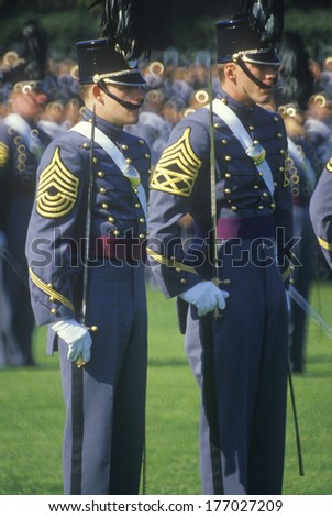 Two Cadets, West Point Military Academy, West Point, New York