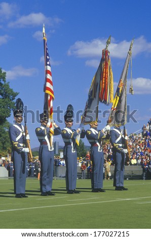 Cadets At Football Game, West Point Military Academy, West Point, New York