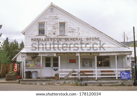 General store, Markleeville, CA