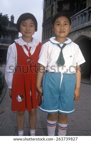 Children at the Children's Palace of Changning District in Shanghai in Zhejiang Province, People's Republic of China