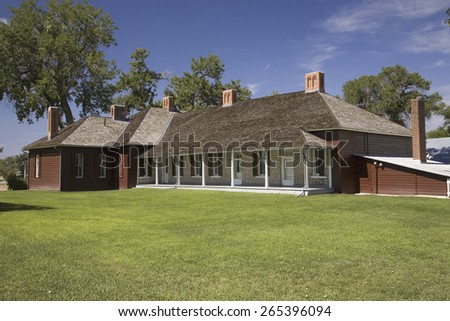 Historic ranch house at Fort Robinson, North western Nebraska
