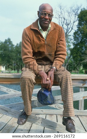 African-American Man on Boat Dock, St. Michaels, MD
